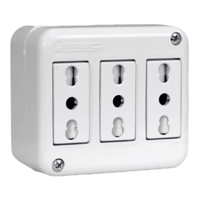 Casquete S/P Tomacorriente Triple 10/16A IMEC1
