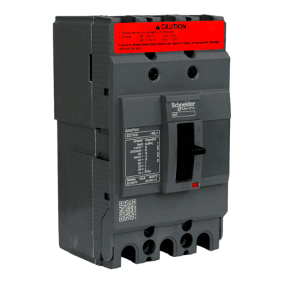 Interruptor Moldeado EASYPACT EZC100 80A 18kA 380V Schneider