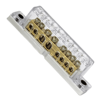 Barra aislada 2X16mm 6X10mm 80A saime 68151