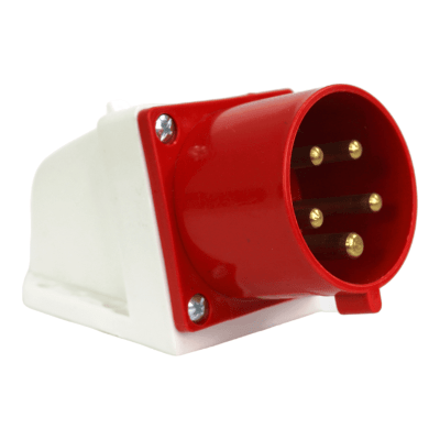 Macho sobrepuesto IP44 32a 3p+n+t 380 v