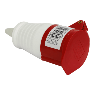 Hembra volante IP44 16a 3p+t +n 380v1