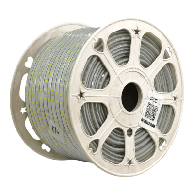 Cinta led 220v 3528 3000k IP67 cálida x 5 mts