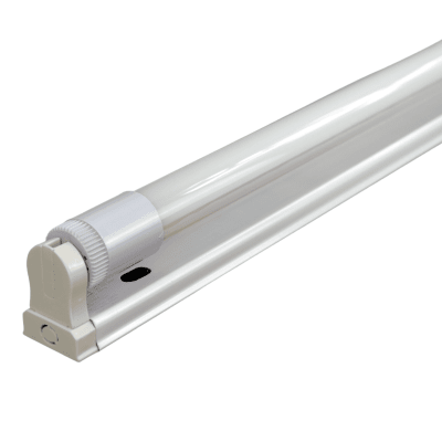 Canoa simple con tubo led t8 20w 6500k