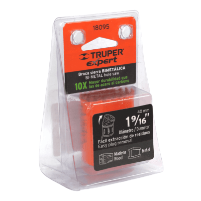 Sierra copa bimetálica 40mm Truper ref. cobi-1-9/161