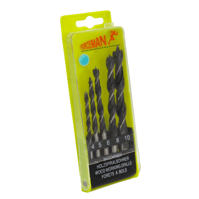 Broca para madera set de 5 piezas 4-10