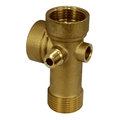 Unión bronce 5 vías d = 1