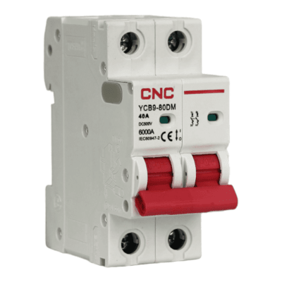 Automático 2x40A 6kA Curva DC 230/400V YCB9-80DM Cnc