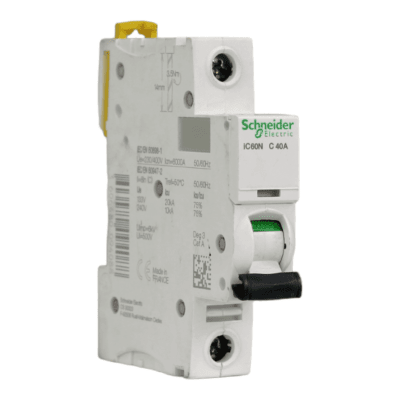 Automático 1x40A 10kA Curva C 230/400V IC60N Schneider1
