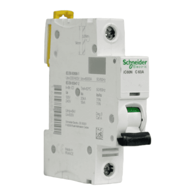 Automático 1x63A 10kA Curva C 230/400V IC60N Schneider1