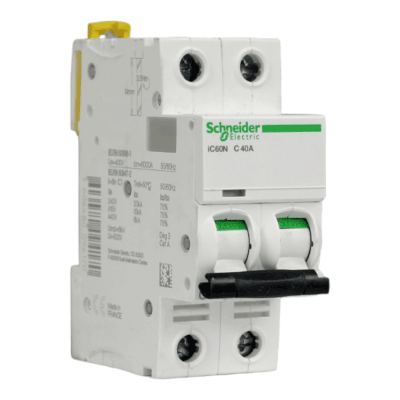 Automático 2x40A 10kA Curva C 230/400V IC60N Schneider1