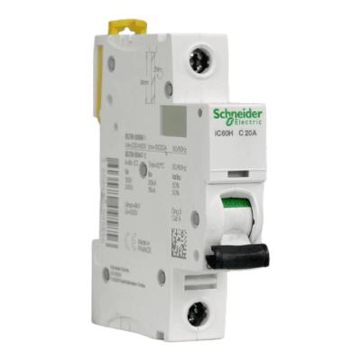 Interruptor Automático MCB 1P 20A Curva C 15kA Schneider