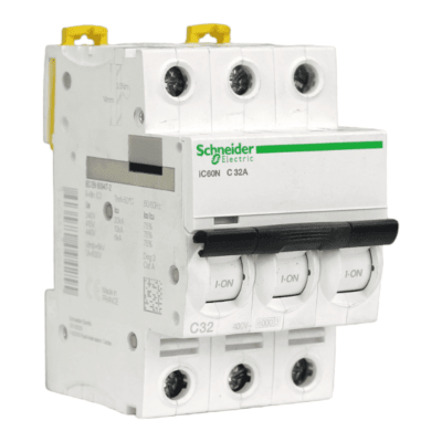 Automático 3x32A 10kA Curva C 230/400V IC60N Schneider