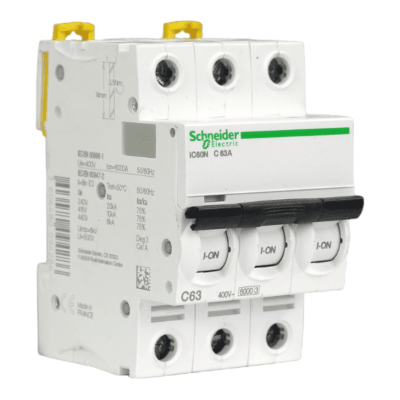 Automático 3x63A 10kA Curva C 230/400V IC60N Schneider