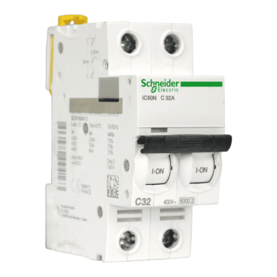 Interruptor Automático MCB 2P 32A Curva C 10kA Schneider