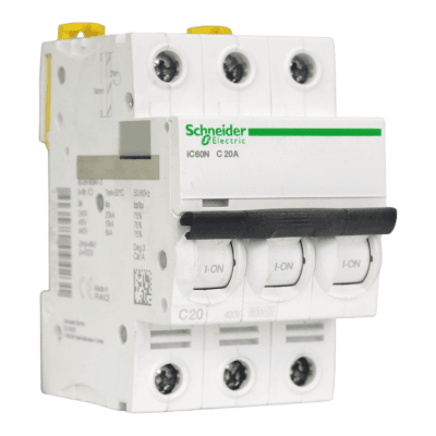 Automático 3x20A 10kA Curva C 230/400V IC60N Schneider1