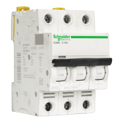 Automático 3x10A 10kA Curva C 230/400V IC60N Schneider