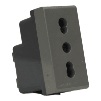 Modulo Tomacorriente 2P+T 16A S22 Grey 223103