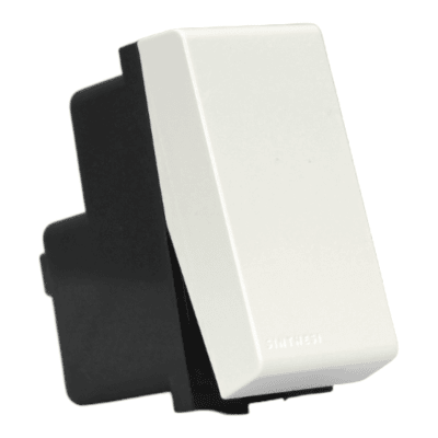 Pulsador Timbre 16A S22 Blanco 222501