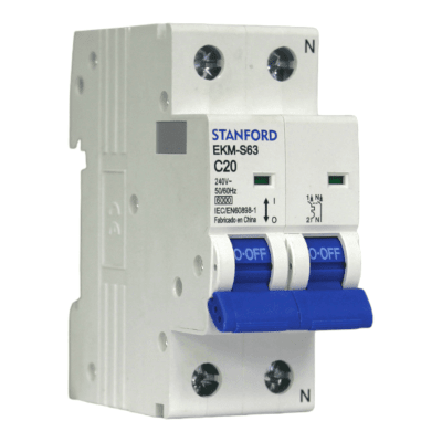 Automático 2x20A 6kA Curva C 240/415V EKM-S63 Stanford