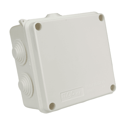 Caja Estanca Libre de Halogeno 100x100x70 7 Conos MGC