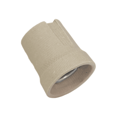 Portalampara E-27 Porcelana 250V 4A Certificado MEC