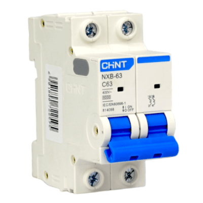 Automático 2x63A 6kA Curva C 230/400V NXB-63 Chint