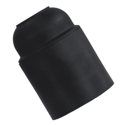 Portalampara Resina E-27 Negro Schneider1