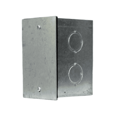 Caja Pre-Galvanizada Pre-Picada A-01 100X65X65 Tapa y Empq