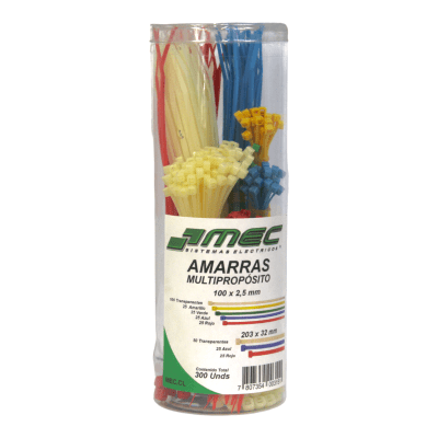 Kit de Amarras Multiproposito 100mm, 200 mm 300UN