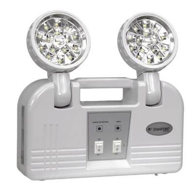 Lampara de Emergencia Led 2 Focos 220V 1.5W 160LM Stanford