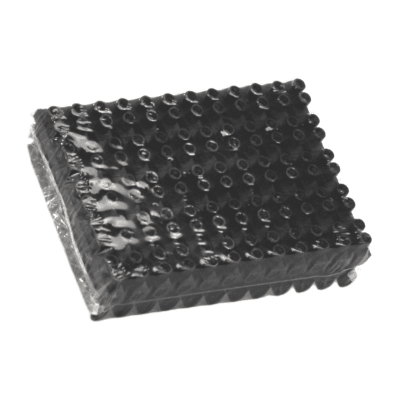 Regleta Termoplastica 6MM 6A Negra Paq 10 Uni MEC1