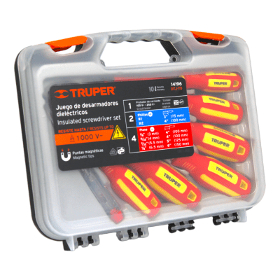 Destornillador Aislado Juego 7 Piezas Truper 1000v