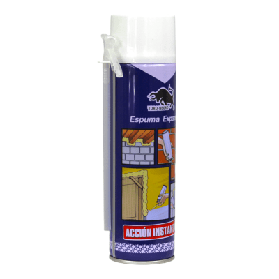 Espuma Expansiva Poliuretano 500ml TORO NEGRO1