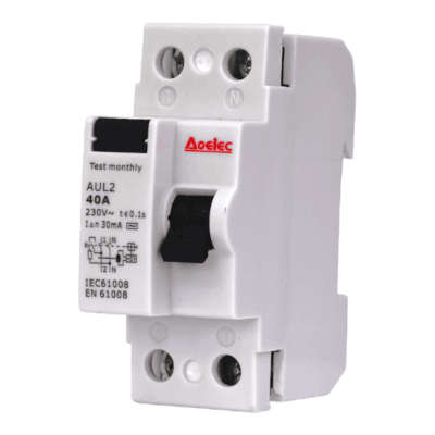 Diferencial 2x40A 30mA Clase AC AOELEC1