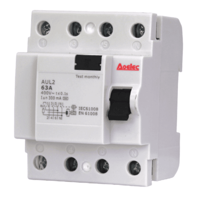 Diferencial 4x63A 300mA Clase AC AOELEC1