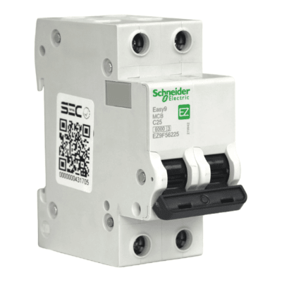 Automático 2x25A 6kA Curva C 230/400V Easy9 Schneider