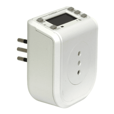 Temporizador Digital Semanal 16 Prog. 10A 2200W IP20 MEC