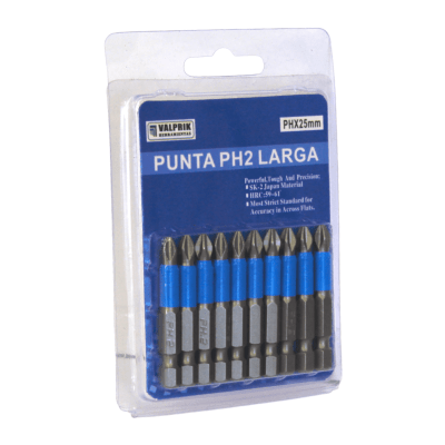 Set Di 5 Punte A Bussola Phillips PH2 In Acciaio S2 - Per Avvitatore 1/4" - Foto 6