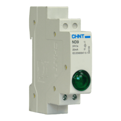 Luz Piloto Led a Riel Din 24 VAC/DC IP20 CHINT1