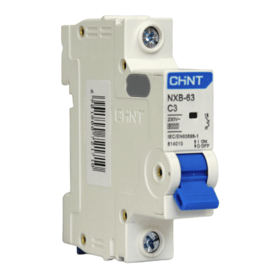 Interruptor Automático MCB 1P 3A Curva C 6kA Chint