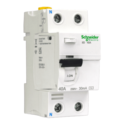 Int. Diferencial IID 2P 40A 30ma Clase AC Schneider
