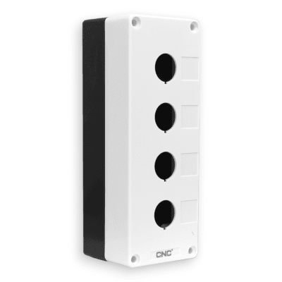 Caja Pvc 4 Perforación 22mm S/P IP40 BLANCO CNC