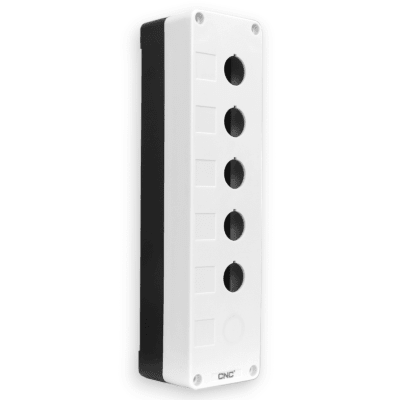 Caja Pvc 5 Perforación 22mm S/P IP40 BLANCO CNC1