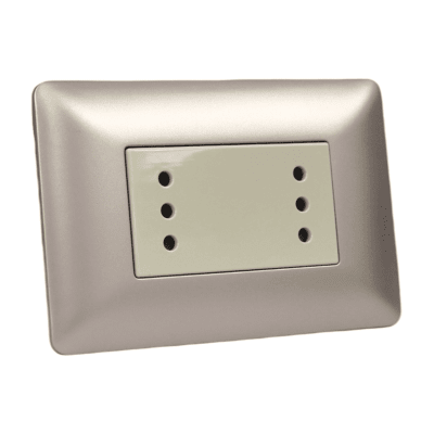 Tomacorriente Doble Compacto 10A 220V Champ 3927 STANFORD