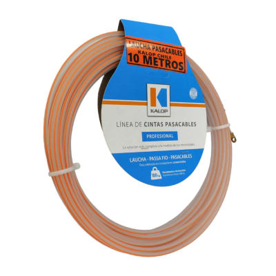 Laucha Plastica 4mm C/Alma De Acero 1,2mm 10 Mts KALOP