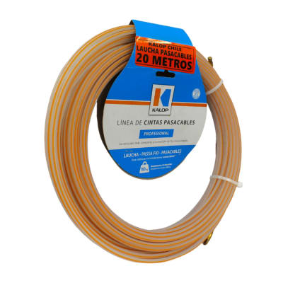 Laucha Plastica 4mm C/Alma De Acero 1,2mm 20 Mts KALOP