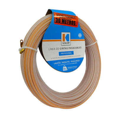 Laucha Plastica 4mm C/Alma De Acero 1,2mm 30 Mts KALOP