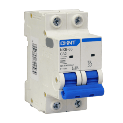Interruptor Automático MCB 2P 32A Curva C 6kA Chint