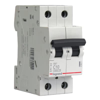 Interruptor Automático MCB 1P+N 10A Curva C 6kA Legrand