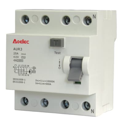 Diferencial 4x25A 30mA Clase AC AOELEC1